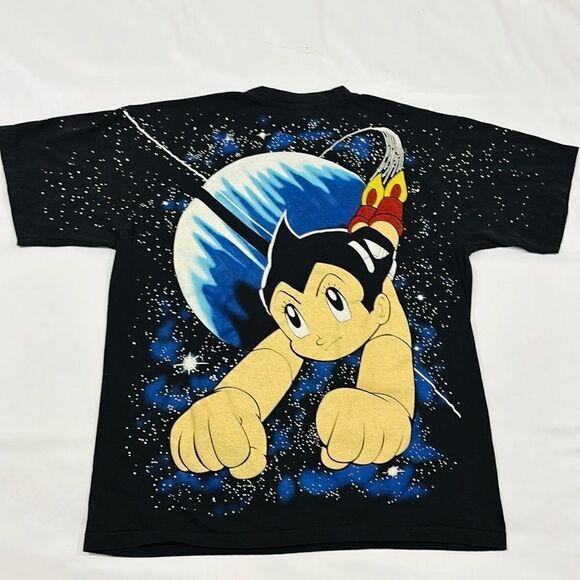 Astro Boy All Over Print Modern Day Bootleg Short Sleeve Tee - Picture 6 of 8